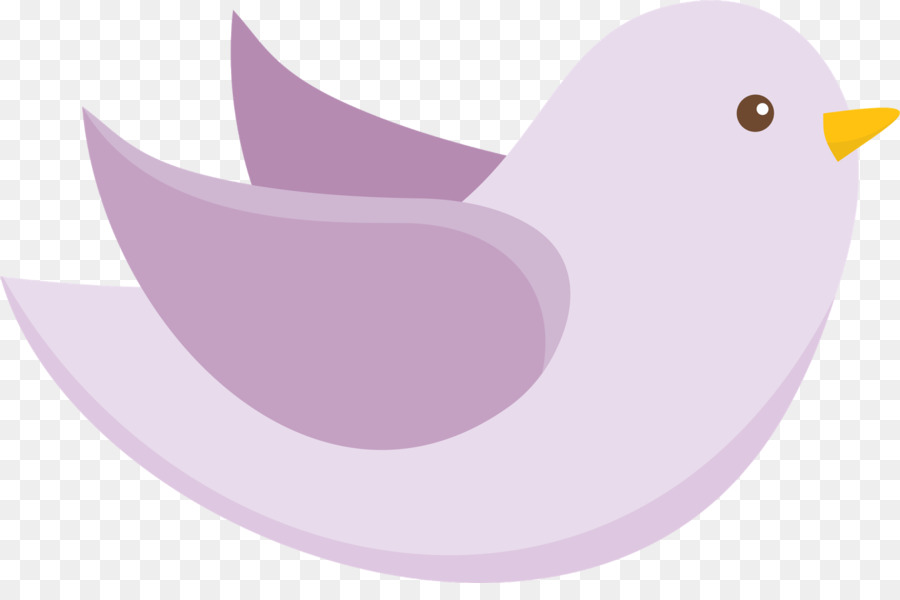 Wasser-Vogel Flieder Lila Violett - Taufe