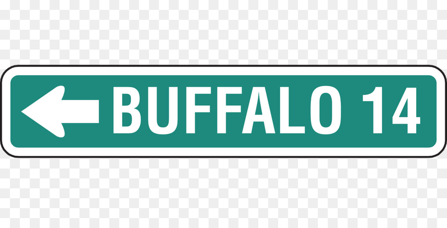 Büffel-amerikanischer bison - Straßenschild