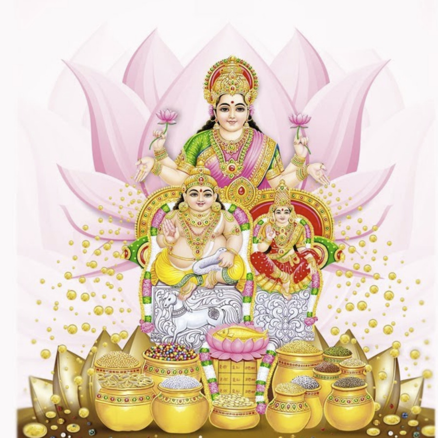 Shiva Kubera Lakshmi Ricchezza Mantra - dea