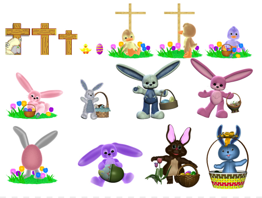 Easter Bunny Clip nghệ thuật - thỏ Phục Sinh