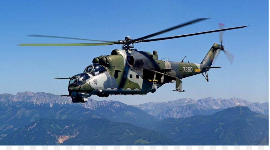 Mi-24 Militärische Hubschrauber Flugzeug Flugzeug - Hubschrauber