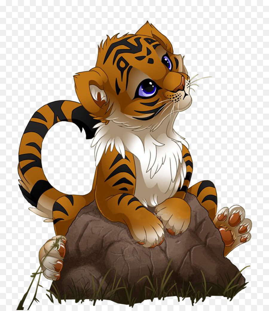 Bengalische Tiger Tiger Cubs cuteness Clip Art - Cartoon