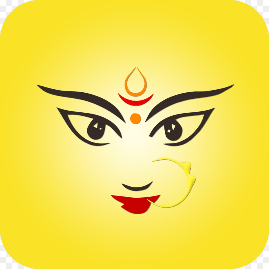 Illustration Goddess Durga Face Durga Puja Festival Stock Vector by  ©ajijchan 536237432