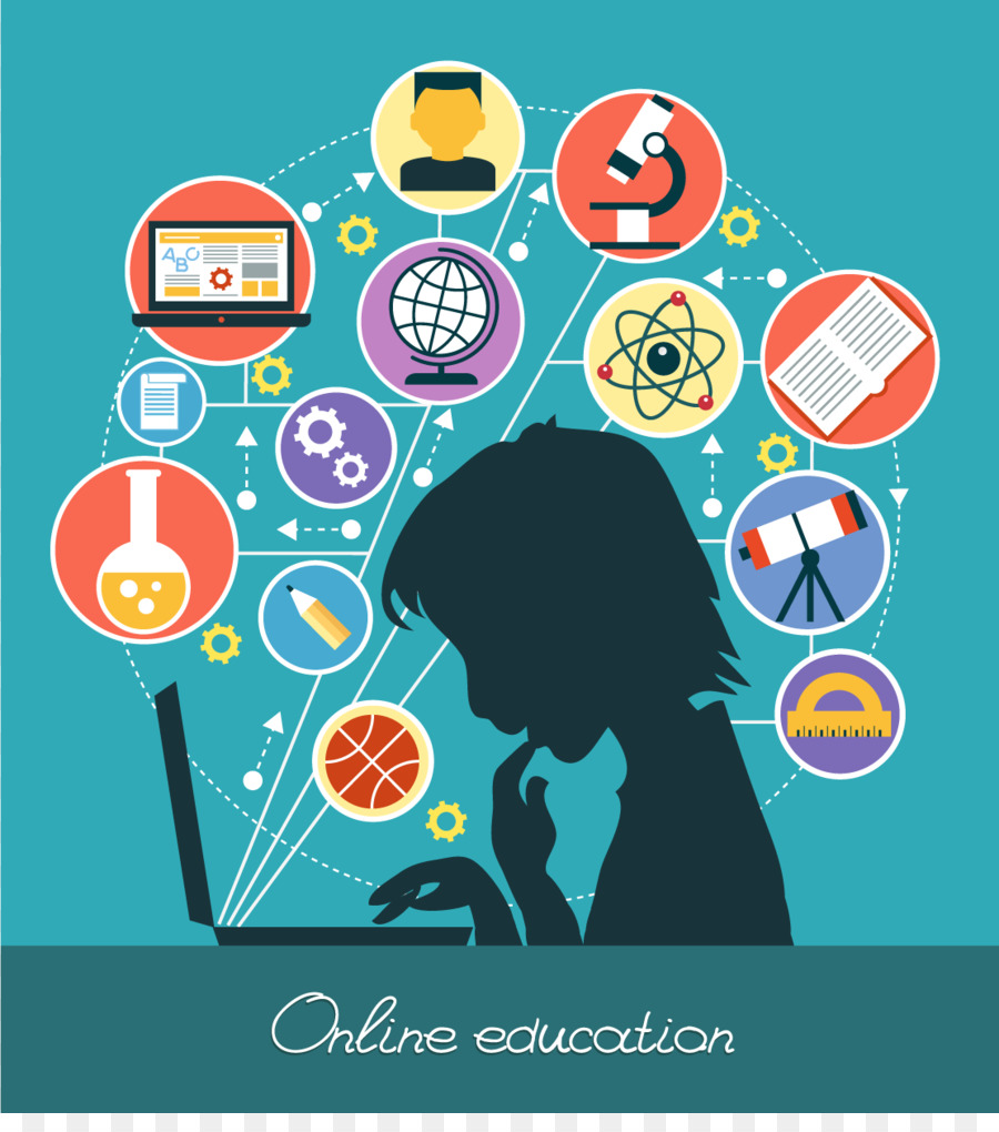 Ressource Bildungs-Technologie, die Digitale Daten Student - Infografik