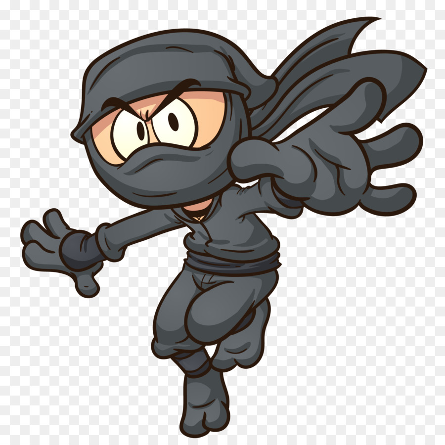 Cartoon Ninja PNG com fundo transparente grátis - Imagens PNG