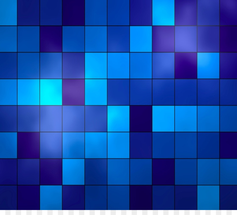 Piastrelle di vetro Blu Pavimento a Mosaico - blu