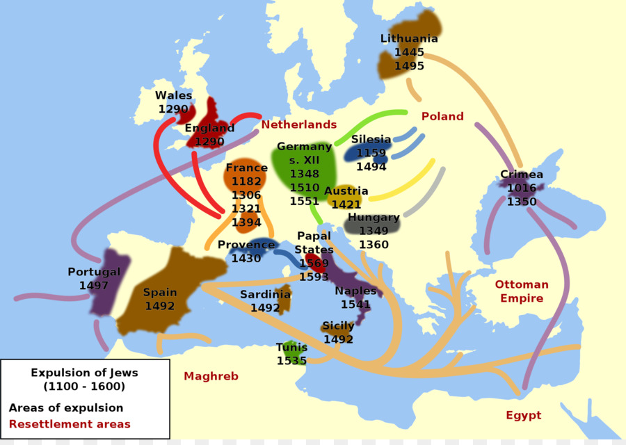 L'espulsione degli Ebrei dalla Spagna Inghilterra Medioevo Editto di Espulsione - festività ebraiche