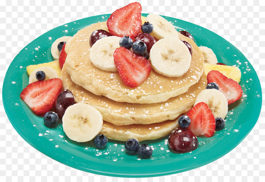 Orange juice, Pancake-Frühstück Milch - Crepe