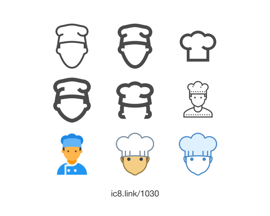 Icone Del Computer Cucinare Font - capocuoco