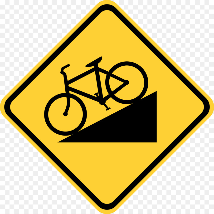 Traffico segno Bicicletta segnale di Avvertimento di fotografia Stock - indicazioni