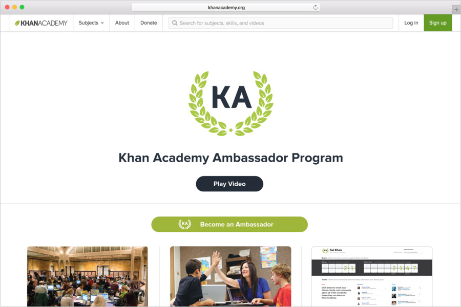 Khan Academy Display Advertising