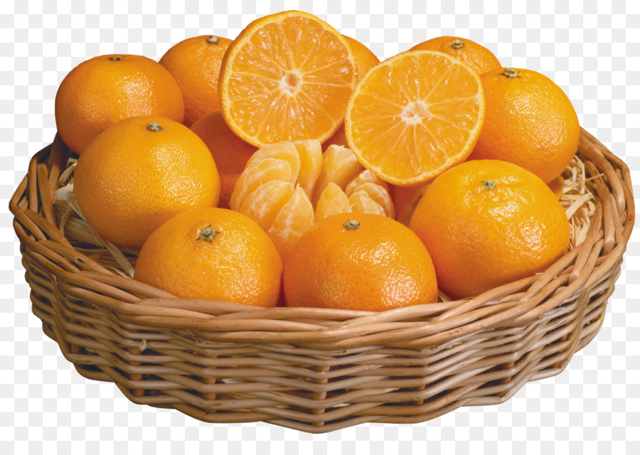 Orangensaft, Korb mit Obst Clip art - Orangen