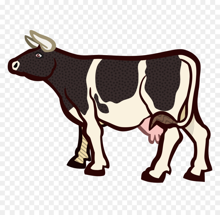 Rinder, Nutztiere, Vieh Clip-art - Kuh
