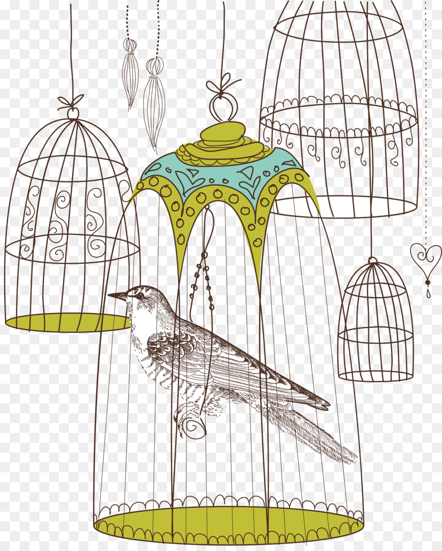 Uccello Computer Icone clipart - gabbia per uccelli