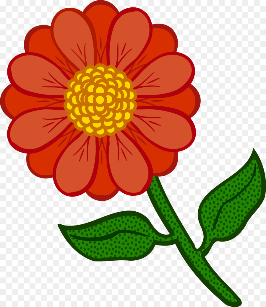 Line-art Zeichnung Blumen-clipart - Flor.