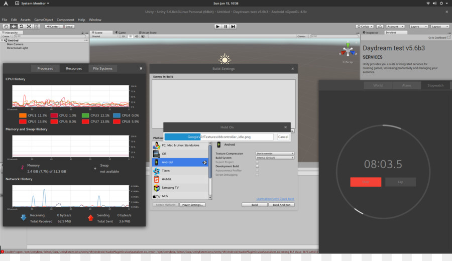Computer-Software-Linux Unity Screenshot - Einheit