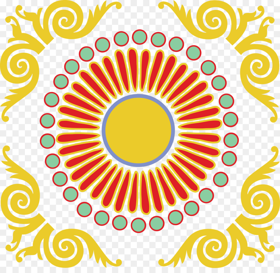 Mandala, Simbolo Arazzo - indiano