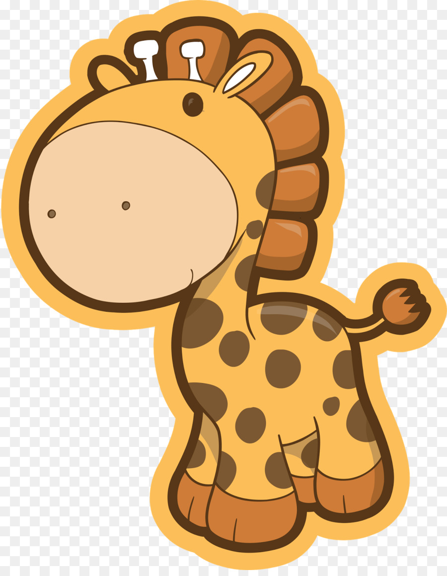 Giraffe Zeichnung Clip art - Abbildung
