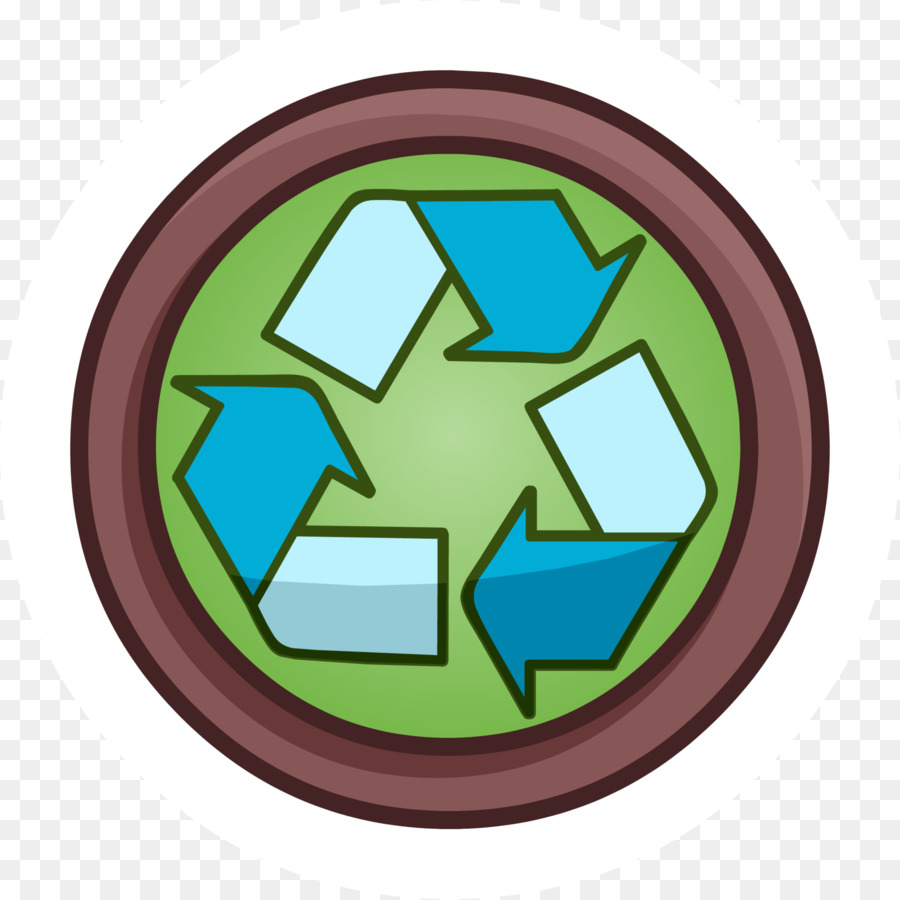 Club Penguin-Abfall-Recycling-symbol clipart - Pin