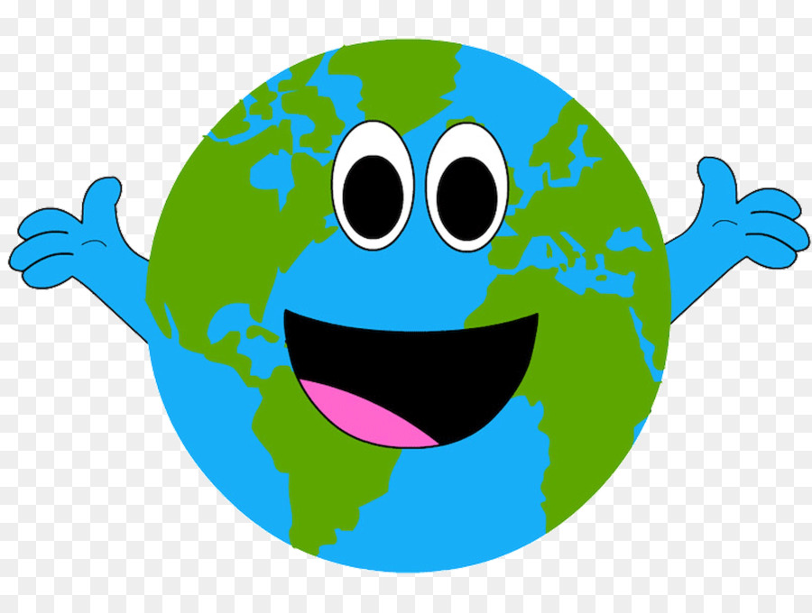 Der Tag der Erde Lächelte Earth Day Smiley Clip art - Erde cartoon