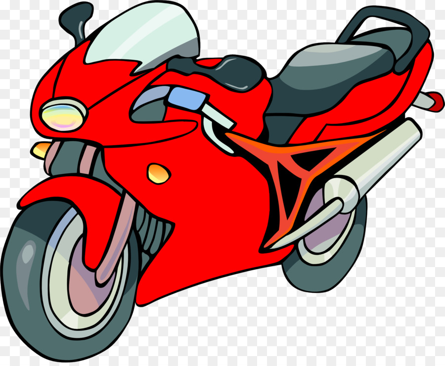 Motorrad clipart - Biker