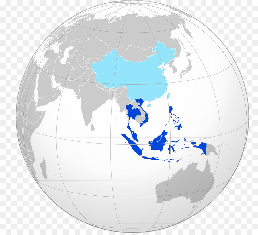 Thái lan bản đồ thế Giới Cầu - Á