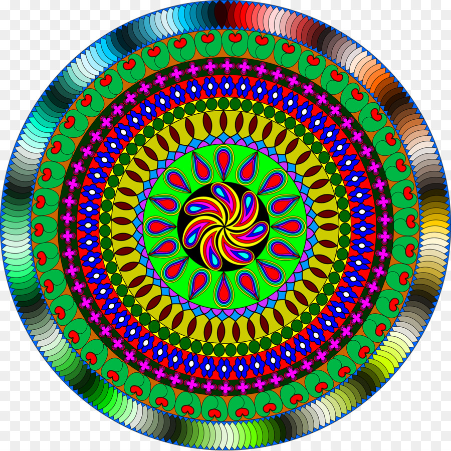 Fidget Spinner Mandala da Colorare Modello - Prenota