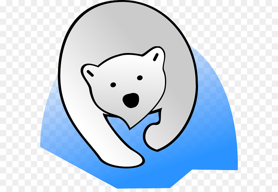 Polar Bär panda American black bear clipart - Eisbär