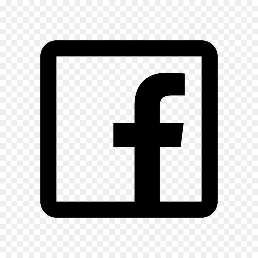 facebook logo black transparent
