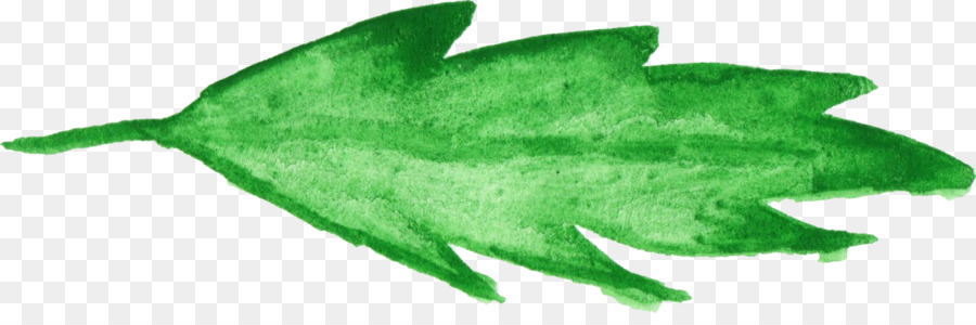 Transparenter Aquarell Aquarell Leaf - Wasser Farbe