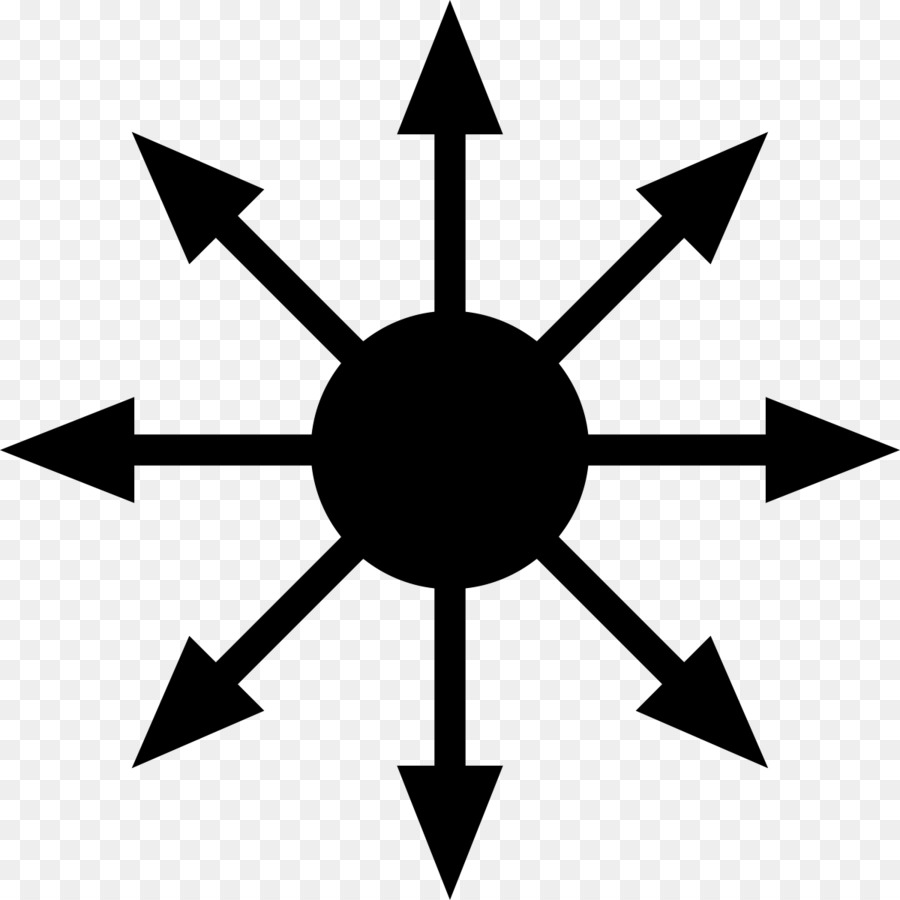 Sigillo magia del Caos Simbolo del Caos si Illumina di Thanateros - cerchio magico