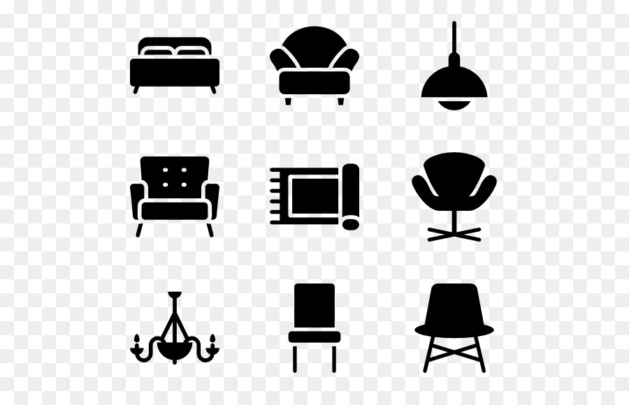 Eames Lounge Chair Tabella Icone Di Computer Mobili Divano - mobili