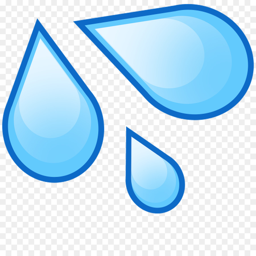 Emoji-Tropfen-Wasser-Splash-Zeichnung - Wasser
