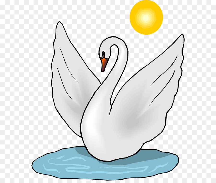Black swan nuốt tinh swan Chim Clip nghệ thuật - Thiên nga