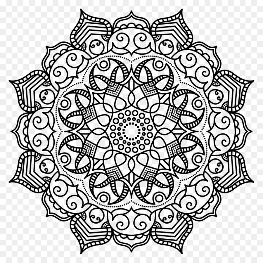 Mandala-Malbuch-Meditation-Muster - Mandala