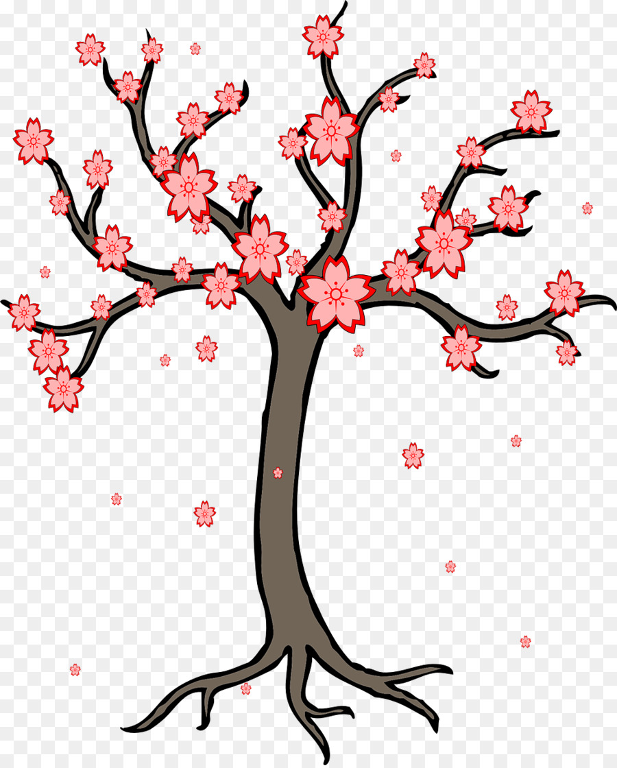 Tronco d'albero Clip art - fiore di ciliegio