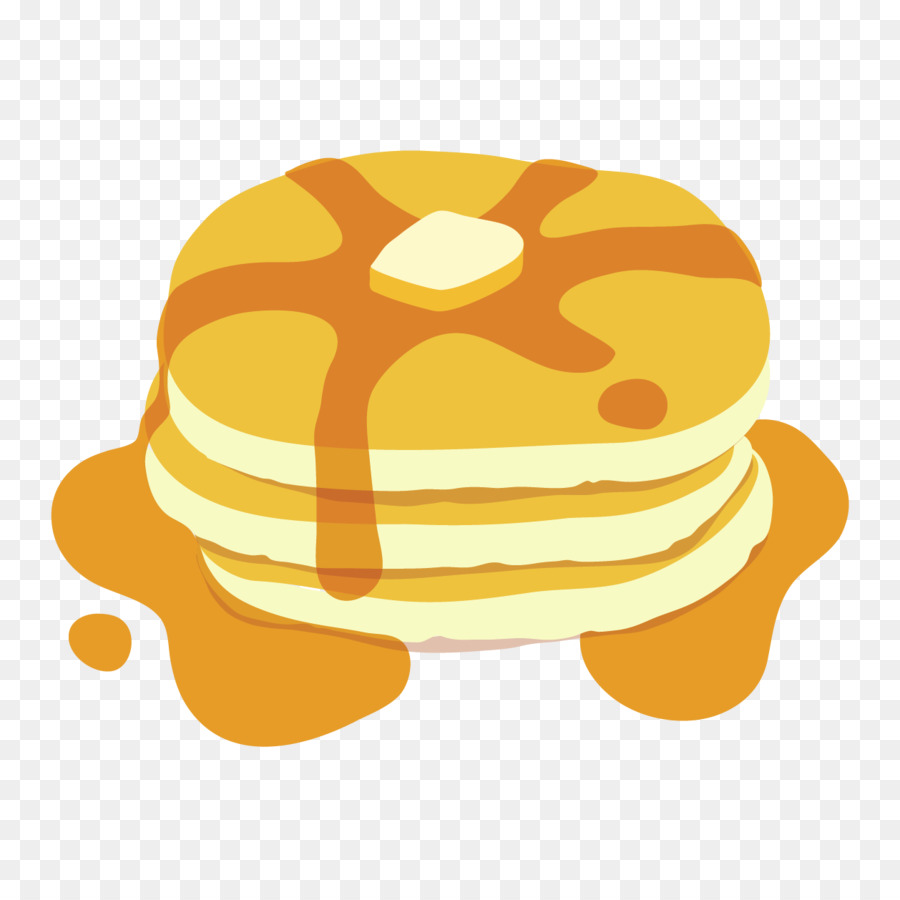 Pancake-Frühstück Wurst clipart - Butter