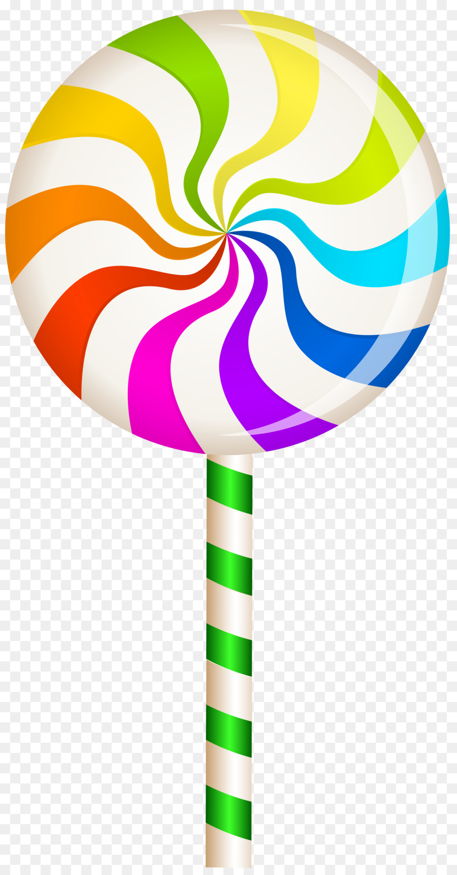 Lollipop Candy Clip Art - Clipart