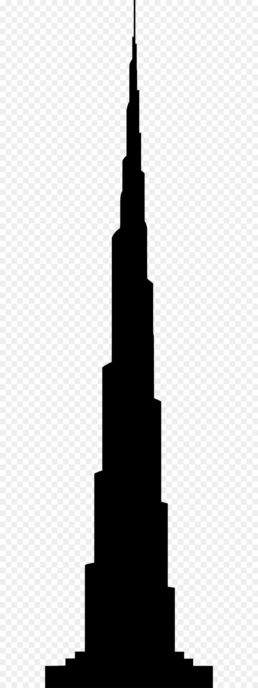 Building Cartoon png download - 586*2400 - Free Transparent Burj Khalifa  png Download. - CleanPNG / KissPNG