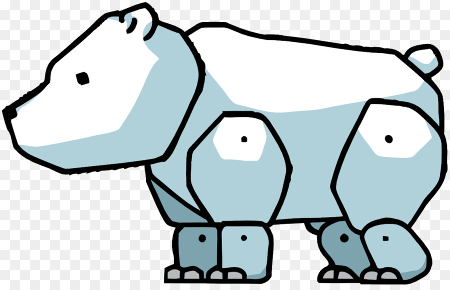 Scribblenauts Eisbär Arktis Clip-art - Eisbär