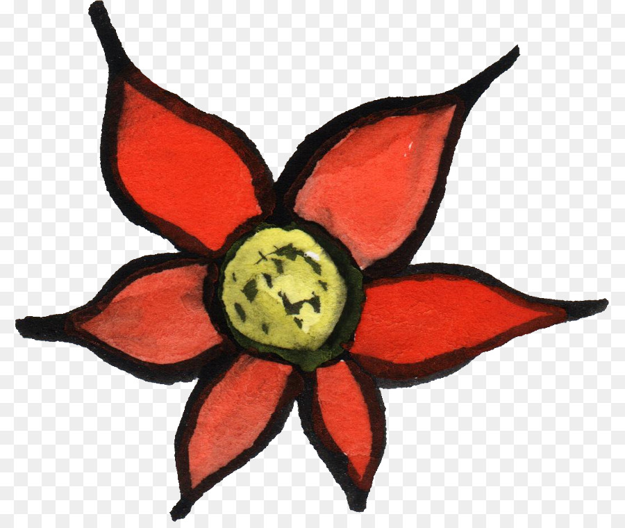 Hoa Màu nước sơn Clip nghệ thuật - nước hoa