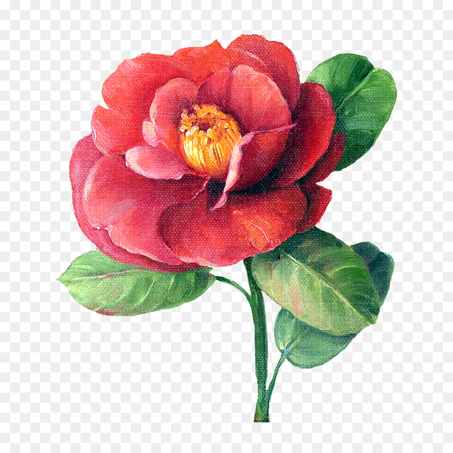 Kunst, Malerei, Decoupage Floral Flower design - Aquarell Blume