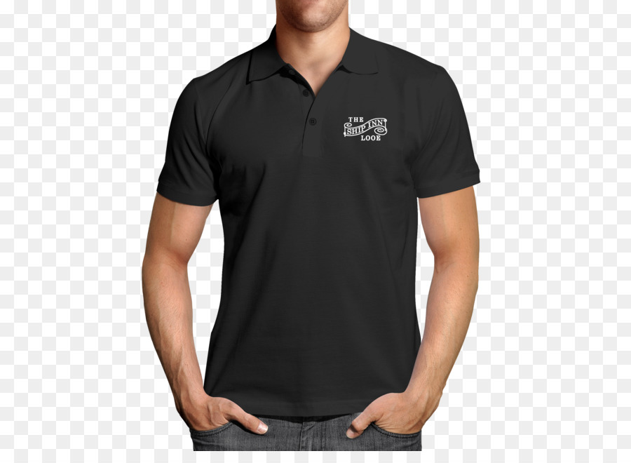 Gedruckt T-shirt Polo-shirt mit Rundhalsausschnitt - Poloshirt