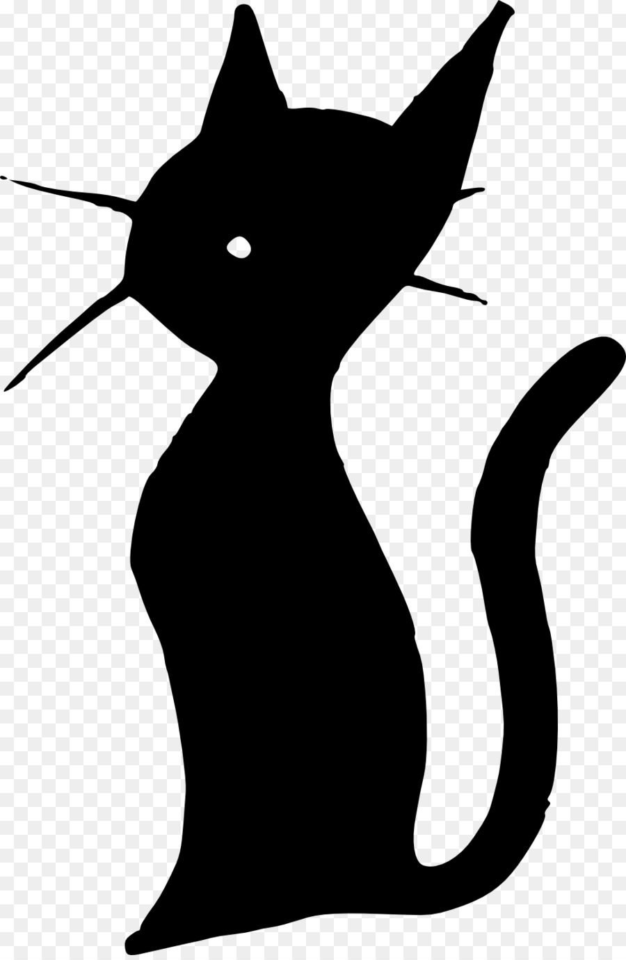 Katze Kätzchen Silhouette Pinsel-clipart - Schneebesen