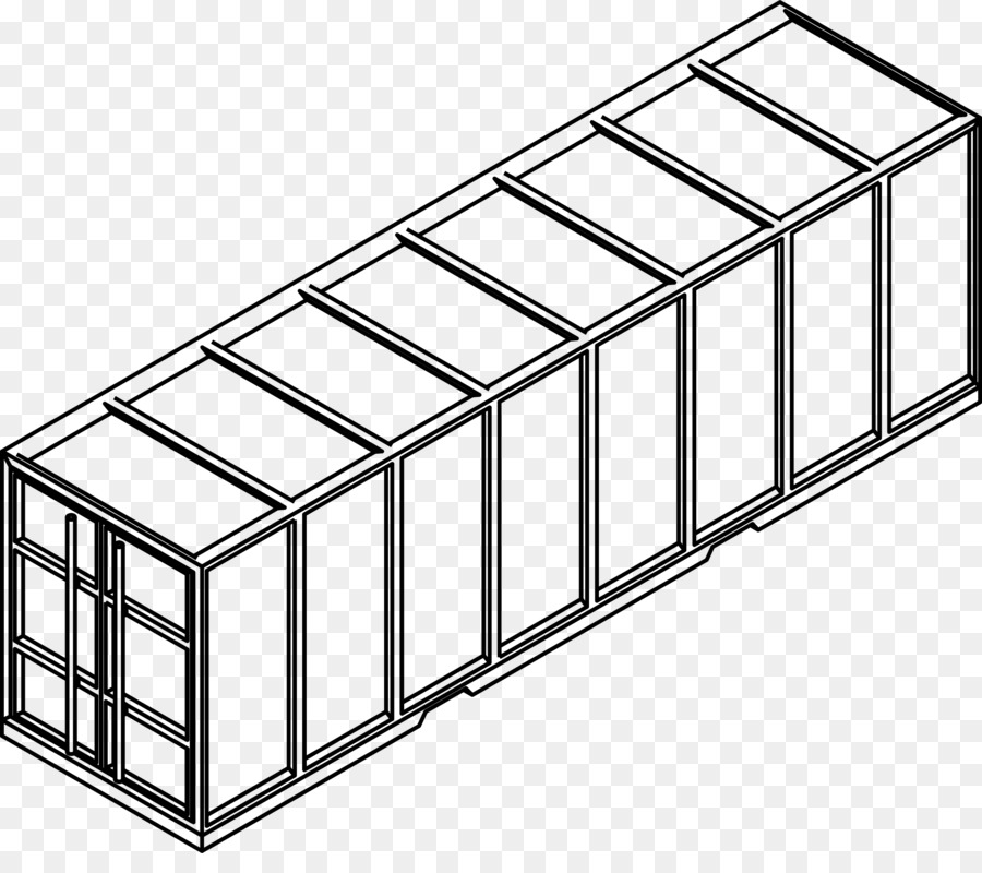 Intermodal container Holz Gitter - Container