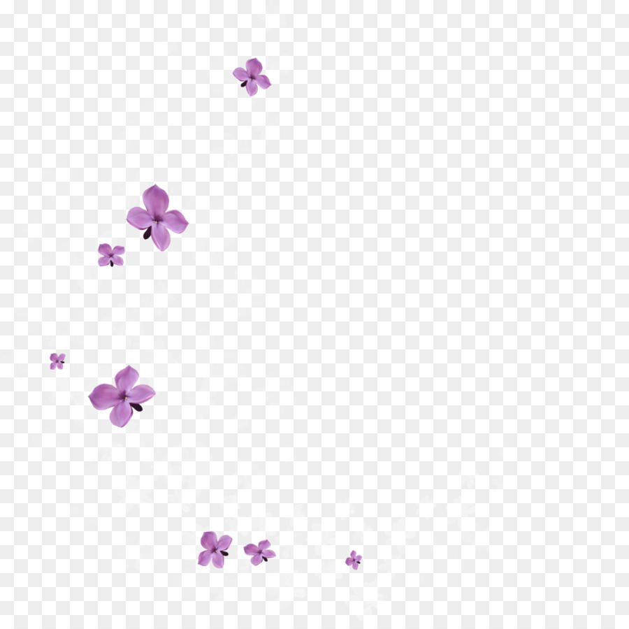 Fiore Petalo Viola - gliter