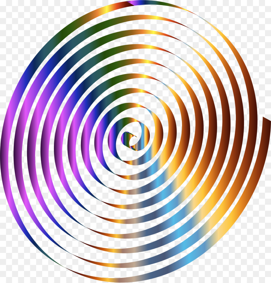 Goldene Spirale Drei-dimensionalen Raum-clipart - Spirale
