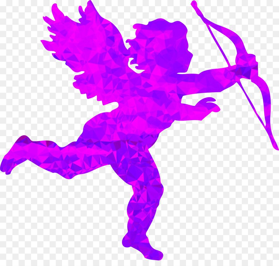 Cupid Silhouette Clip Art - Cupido
