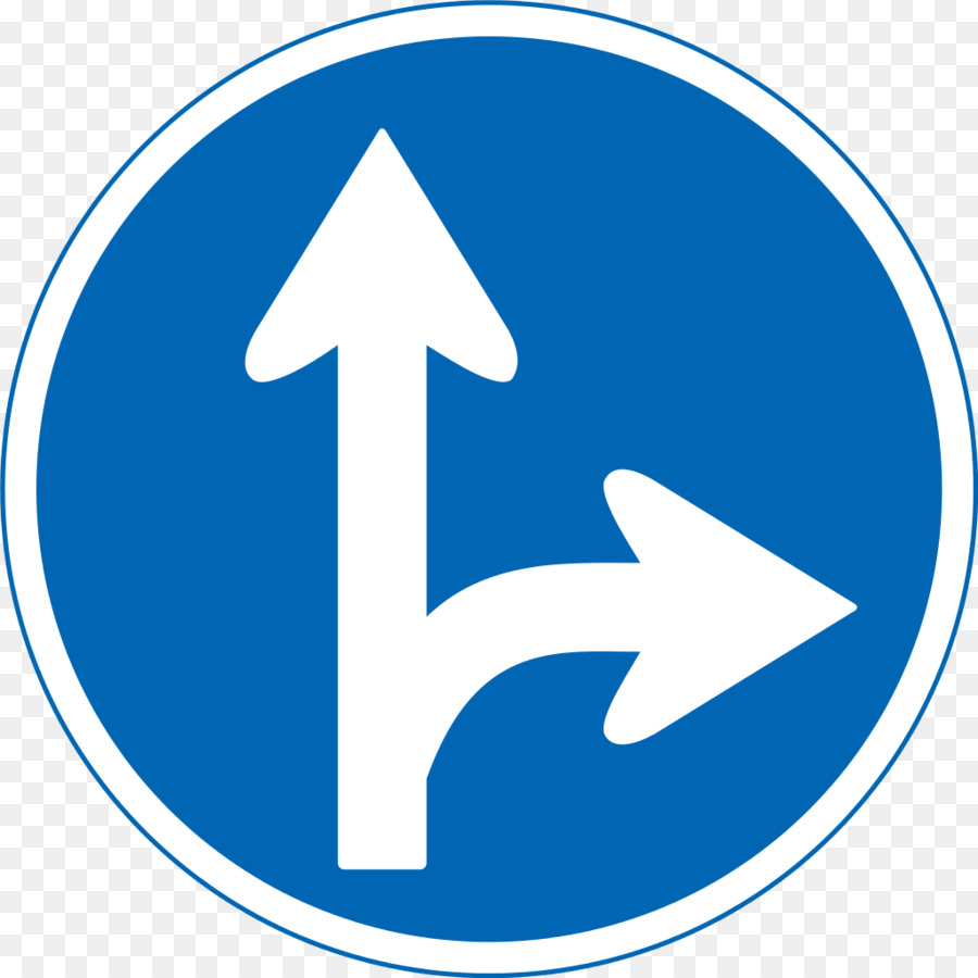 Traffico, segno, Strada, Direzione, posizione, o l'indicazione di segno segno Obbligatorio - 