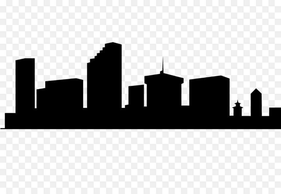 New York Skyline della Città Silhouette Clip art - città, silhouette